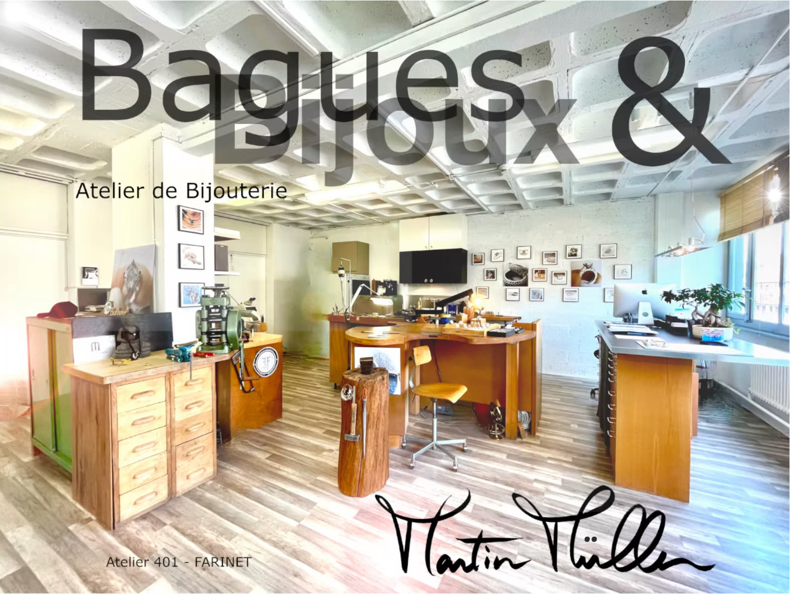 L'atelier-boutique Bagues et Bijoux de Martin Muller